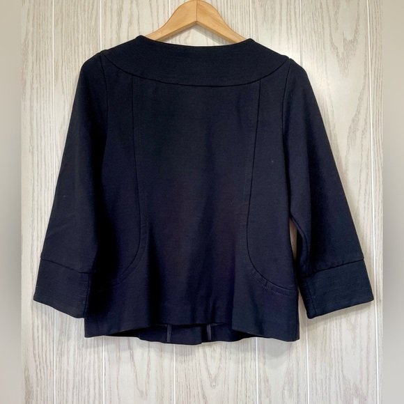 Banana Republic Black Swing Blazer Jacket Size L LNC - Picture 3 of 3